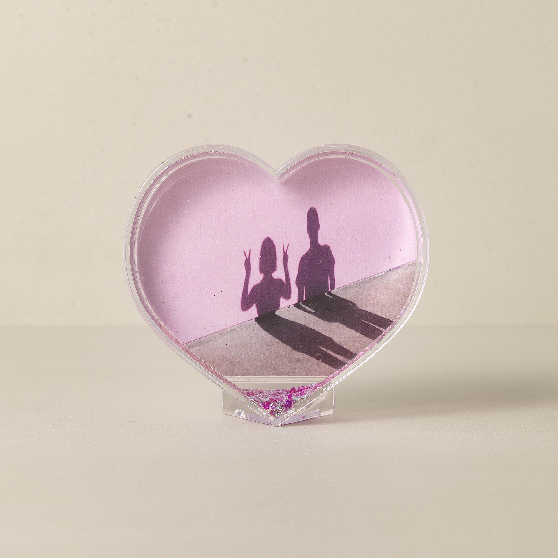 WB-1507 - PHOTO GLITTER HEART