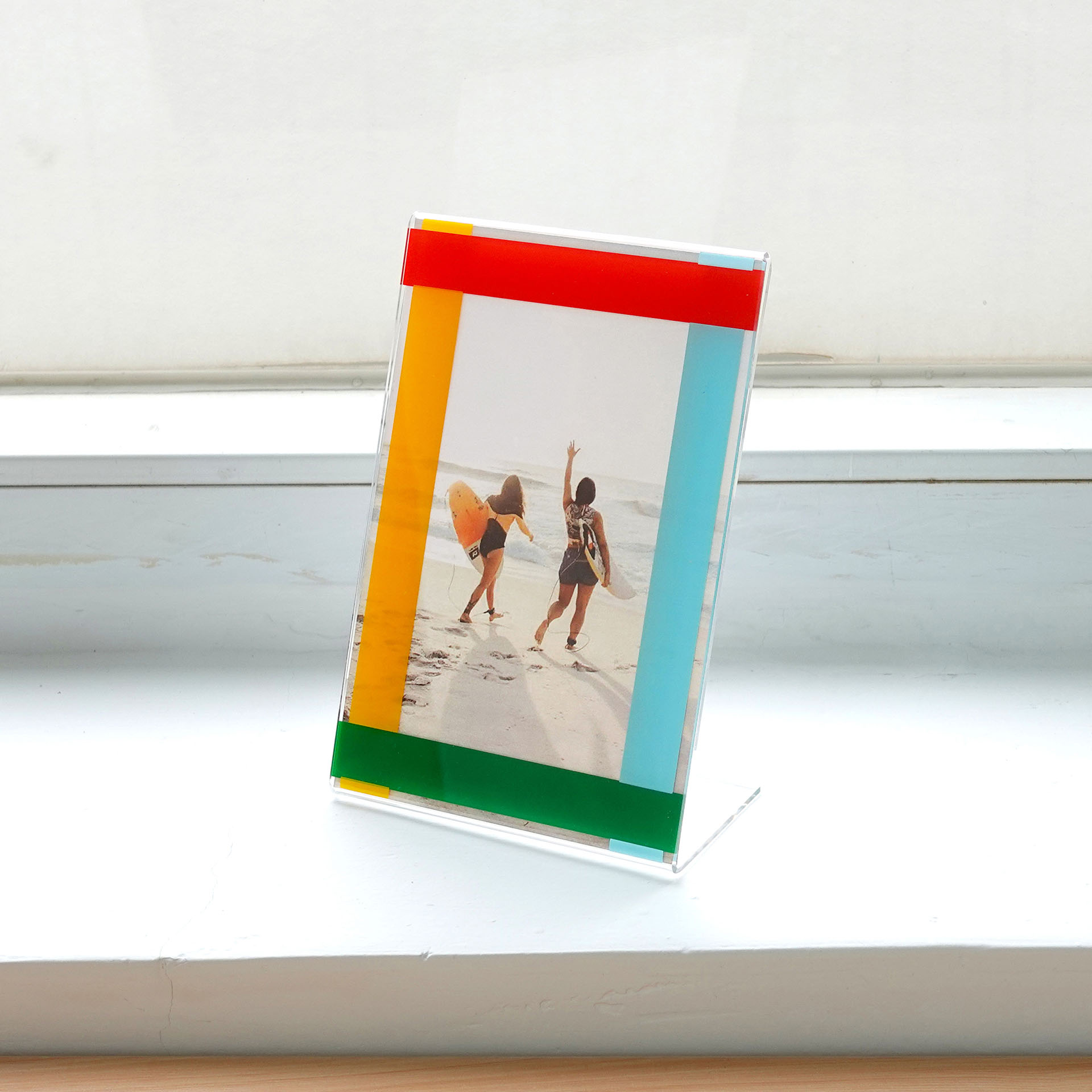 WB-2214P - 4x6” Color Stripes Frame (Portrait)