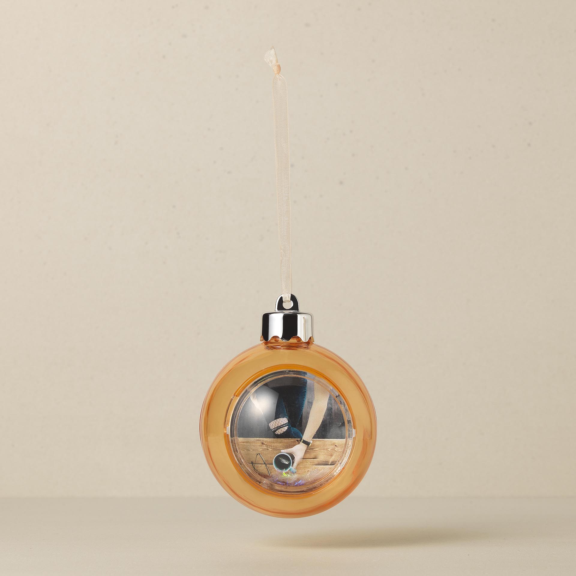 WB-9007 - PHOTO GLITTER ORNAMENT