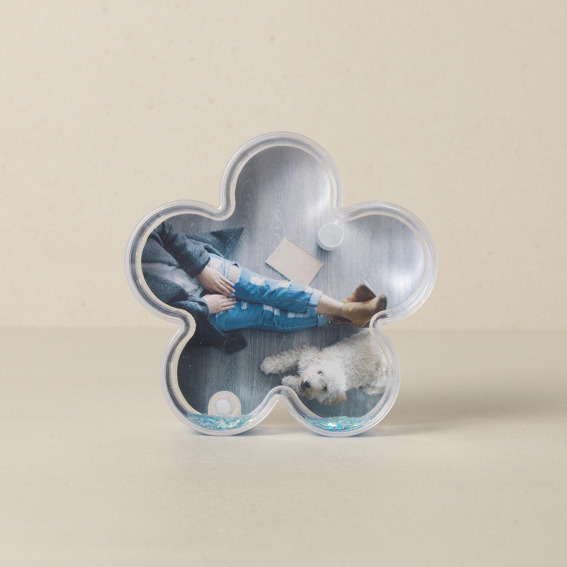 WB-9010 - PHOTO GLITTER FLOWER